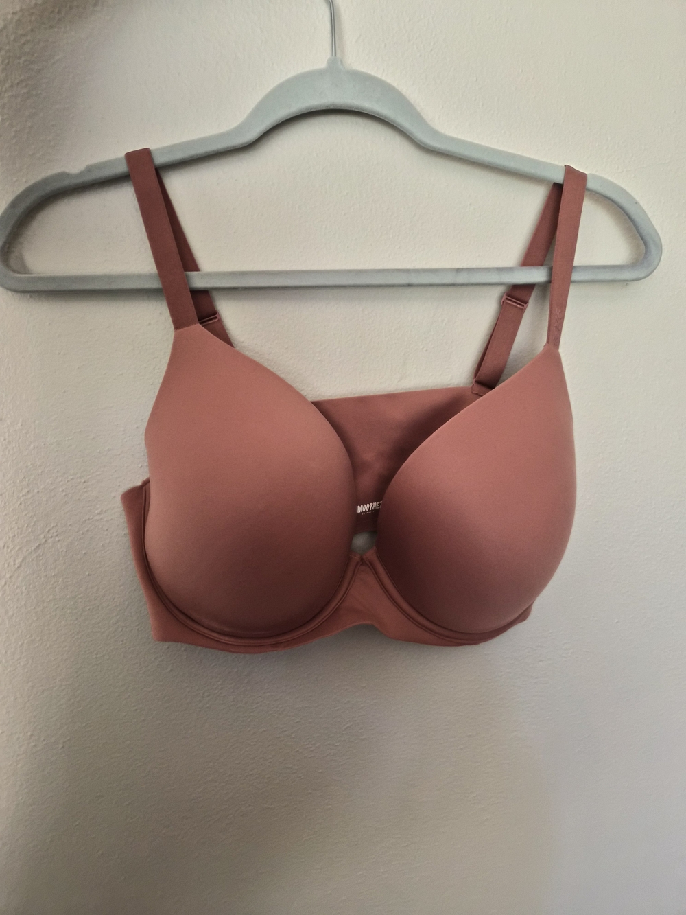 Aerie Smoothes Plunge Underwire T-Shirt Bra in Dusty Rose - Women Intimates